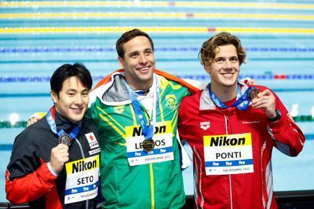 瀬戸が２００ｍバタフライで銀競泳の世界短水路選手権第３日