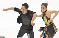 　熱演する村元哉中、高橋大輔組（撮影・高部洋祐）