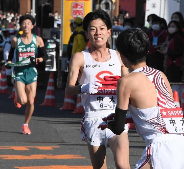 古豪健闘！中大２７年ぶり総合Ｖへ往路２位　吉居大和がけん引“花の２区”区間賞