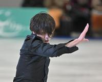 　圧巻の演技を見せる宇野昌磨（撮影・山口登）