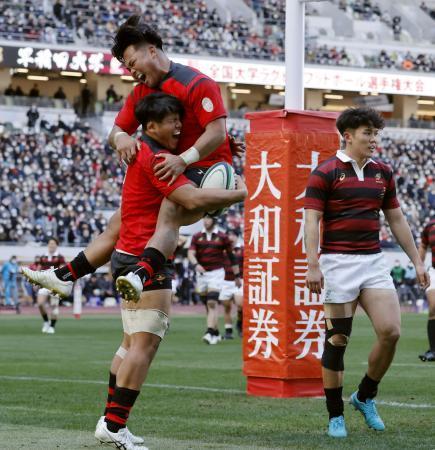 帝京大、大勝で２連覇ラグビー全国大学選手権