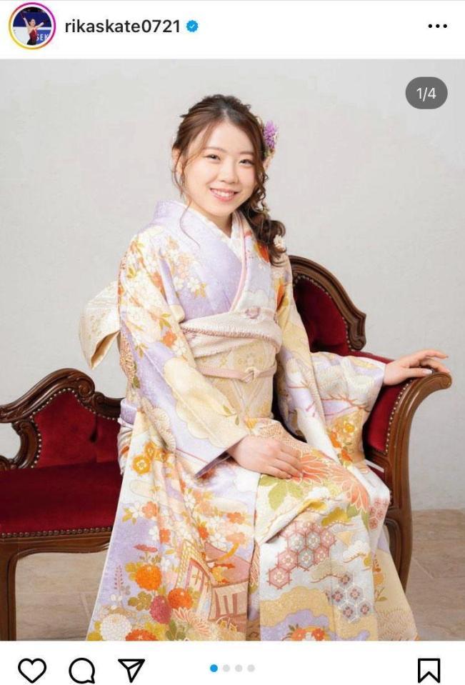 紀平梨花のインスタグラム＠ｒｉｋａｓｋａｔｅ０７２１より