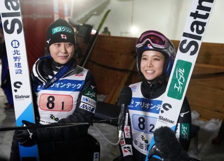 高梨と丸山の日本は６位