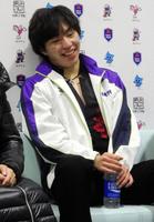 　演技を終えた三浦佳生