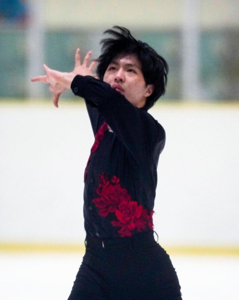 　ＳＰで２位となった三浦佳生