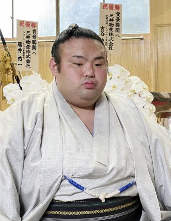 貴景勝「手応えを感じた」　初場所Ｖ、綱とりに挑む