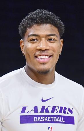 　レーカーズの八村塁（ＮＢＡＥ提供・ゲッティ＝共同）