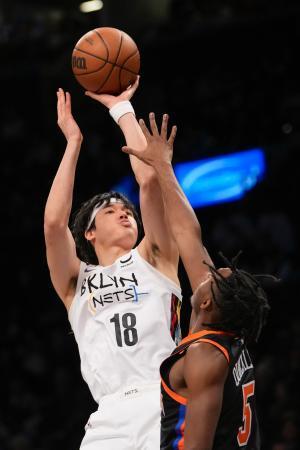 ネッツ渡辺９得点、２リバウンド　米プロバスケＮＢＡ