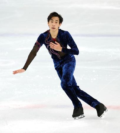 　成年男子で９位になった織田信成のフリー