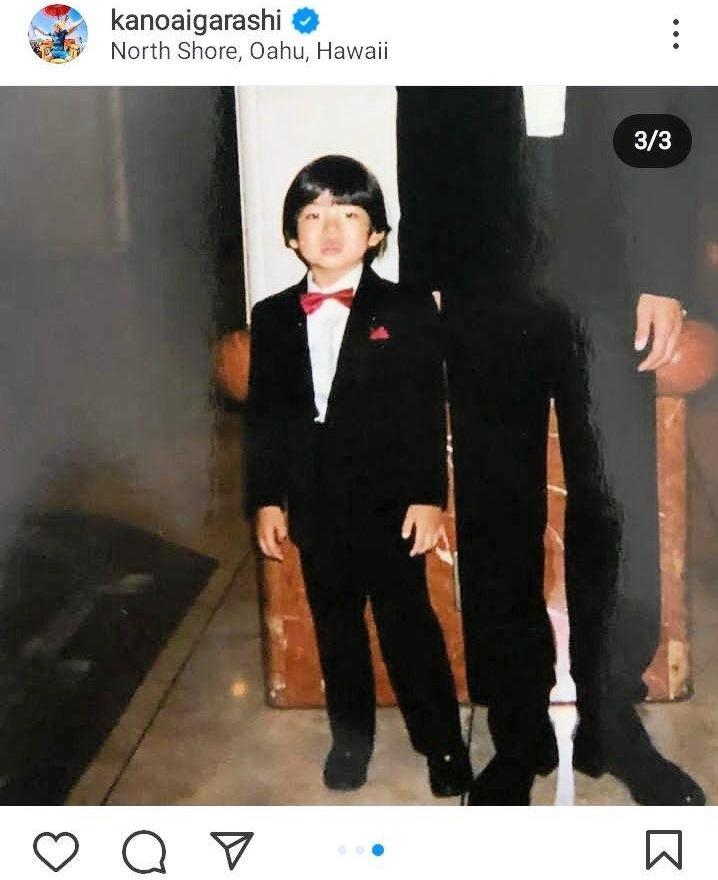 五十嵐カノアのインスタグラム＠ｋａｎｏａｉｇａｒａｓｈｉより