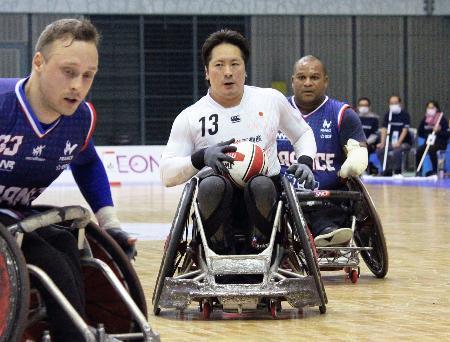 日本は２連勝スタート　車いすラグビーの国際大会
