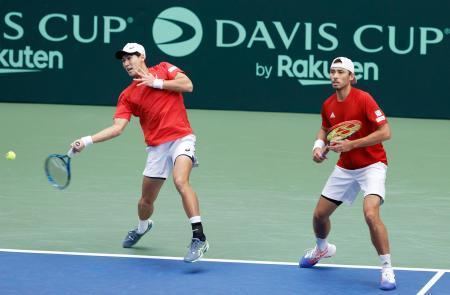 日本３連勝、デビス杯ＷＧ１部へ　男子テニスの国別対抗戦