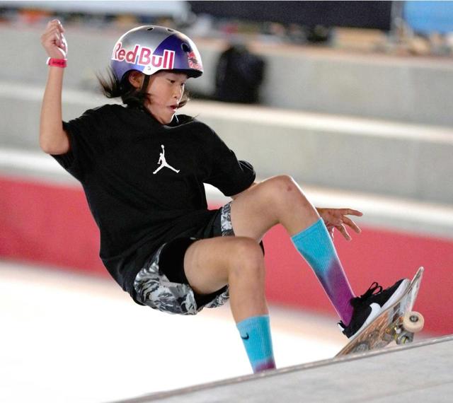 スケボー１２歳・小野寺トップで決勝へ　異次元トリック「『全決め』してやる」