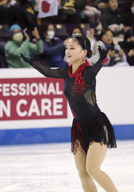 渡辺倫果は６５・６０点で８位発進　３Ａ成功ならず　高地で「力を使い尽くして倒れそうになった」