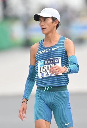 　日本人３位でゴールした大迫傑（撮影・西岡正）