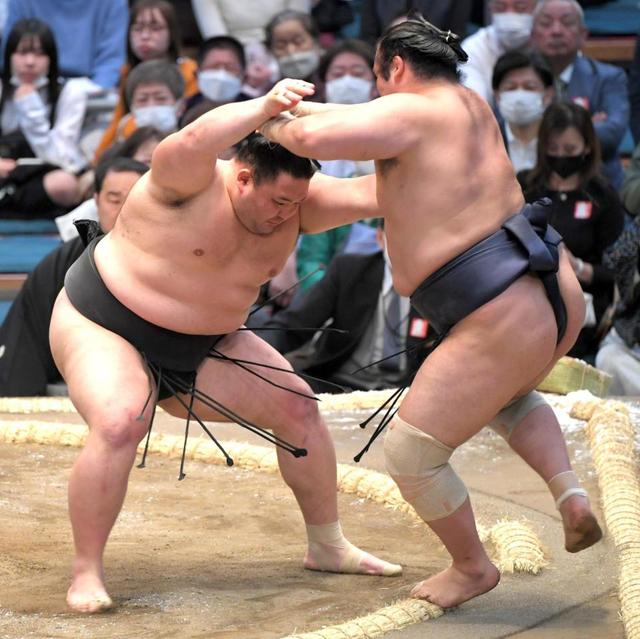 朝乃山が２連勝「まだ２日目ですよ、まだまだこれからです」幕内復帰へ　大相撲春場所