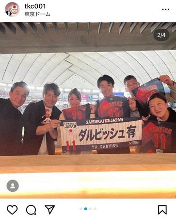 　松田丈志さんのインスタグラム＠ｔｋｃ００１より