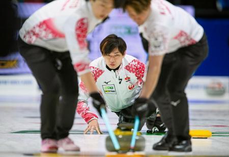日本負け、４勝３敗に　カーリング男子世界選手権