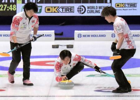 カーリング日本は１次リーグ敗退　男子世界選手権