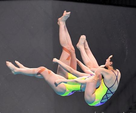 　予選を６位で通過した馬淵優佳（撮影・佐々木彰尚）