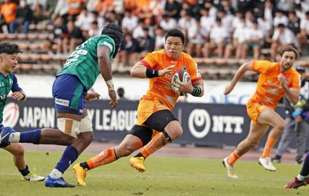 　後半、攻め込む東京ベイ・立川