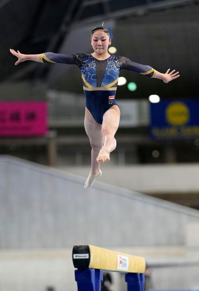 　山口幸空の平均台