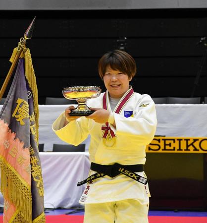 　体重無差別の全日本女子選手権で初優勝した梅木真美