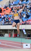 　ＧＰ女子走り幅跳びを制した秦澄美鈴