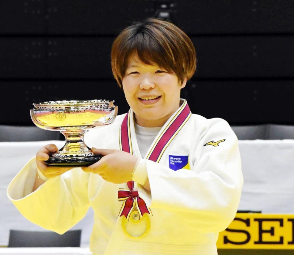 　体重無差別の全日本女子選手権で初優勝した梅木真美