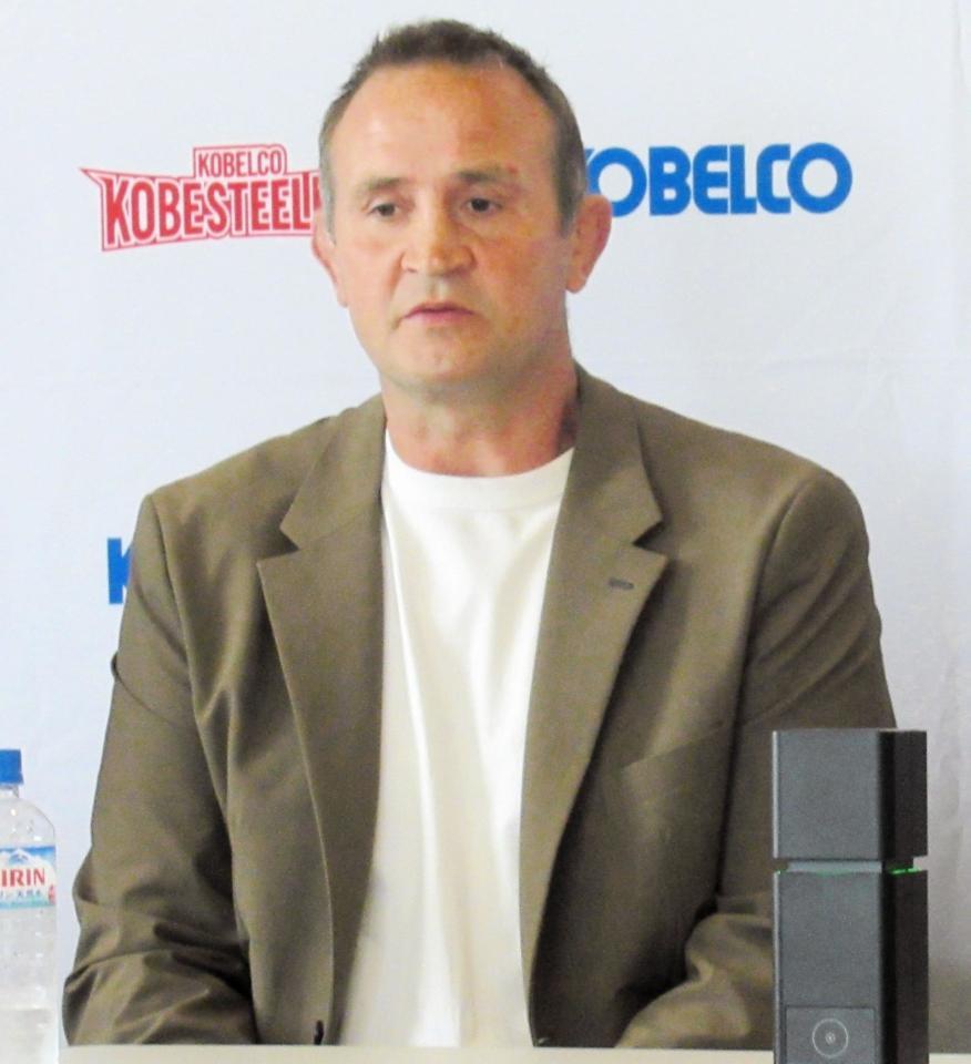 　今季を総括するリーグワン神戸のニコラス・ホルテン・ヘッドコーチ