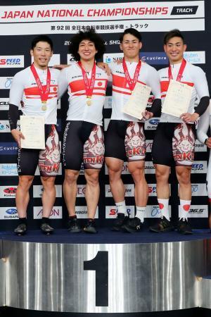 女子チームスプリントで日本新　全日本自転車が開幕