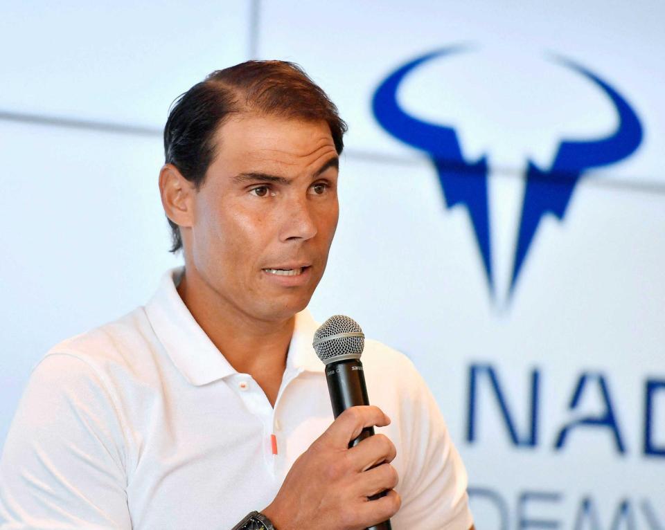 　来季限りでの引退を表明したラファエル・ナダル（ロイター＝共同）