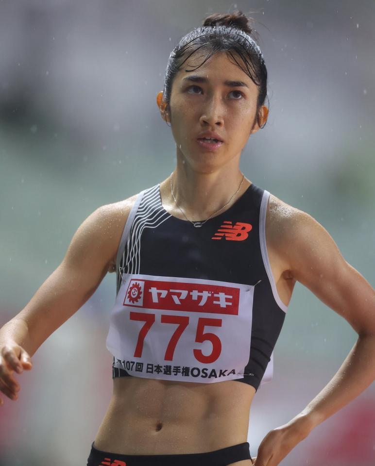 　優勝した田中希実