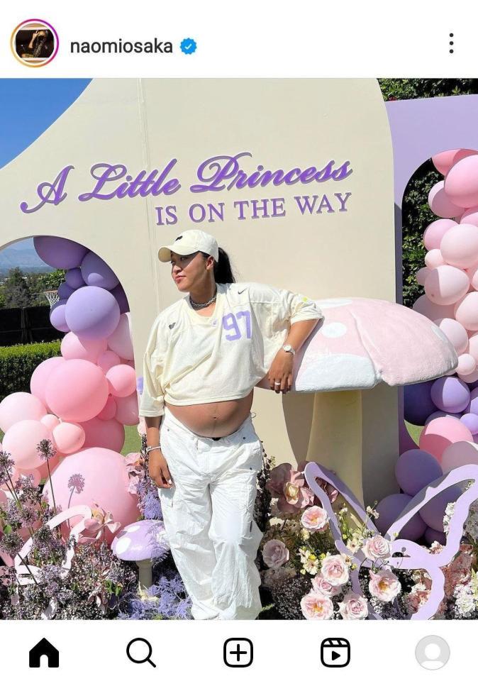 　大坂なおみのインスタグラム（ｎａｏｍｉｏｓａｋａ）より