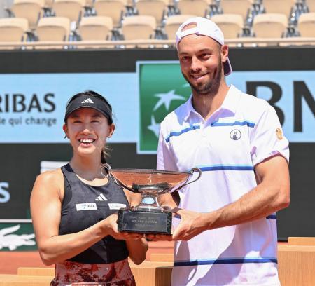 加藤組が混合ダブルス優勝　全仏テニス第１２日