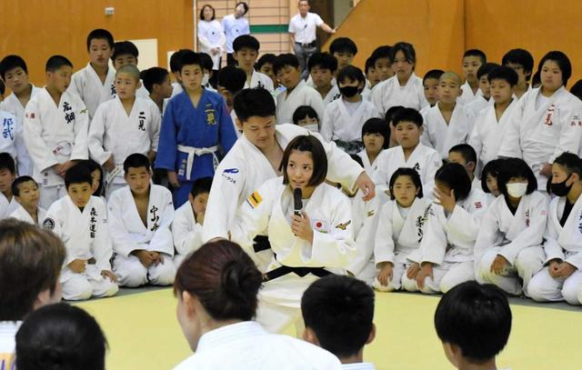 阿部一二三＆詩　地元兵庫で念願の冠イベント　一二三「感動した」詩「夢を与えられる存在になれたかな」