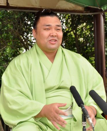 新大関霧島「大きい文字」に喜び　注目の場所へ