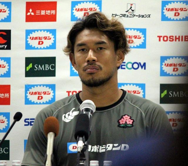 ラグビー日本代表　先発ＦＢ山中亮平「自信はあります」今季初勝利へ札幌ドームでサモア戦