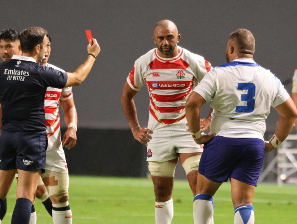 　ＴＭＯの結果、リーチにはレッドカードが出された