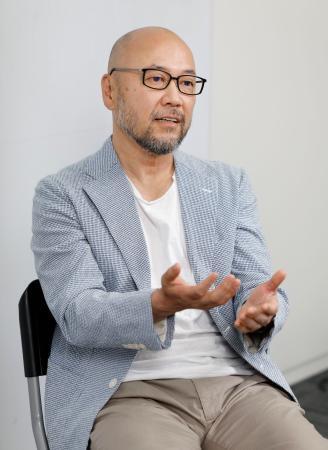　渡辺雄太と対談する、人気漫画「スラムダンク」作者の井上雄彦さん