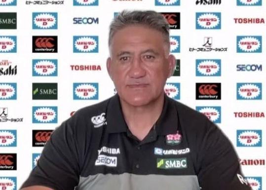 　オンライン取材に応じる日本代表・ジェイミー・ジョセフＨＣ