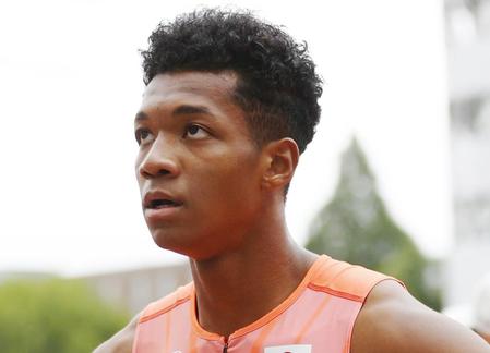 村竹ラシッドがパリ五輪参加標準突破　１３秒１８で優勝　２位野本周成も　ナイトゲームズ・イン福井