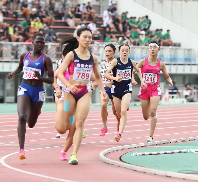 ドルーリー朱瑛里「多少疲れはあった」　８００Ｍ準決勝敗退　３日間で４レース　終盤の追い上げも届かず…