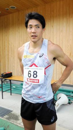 山縣亮太　広島へ平和の祈りを込めて走る　２００ｍ予選では今季自己ベストをマーク