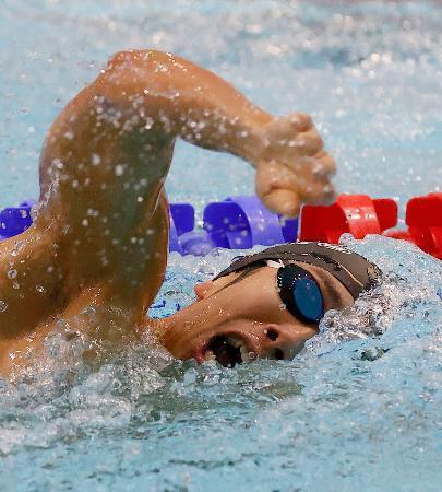 世界パラ競泳、富田が４位　男子４００ｍ自由形、最終日