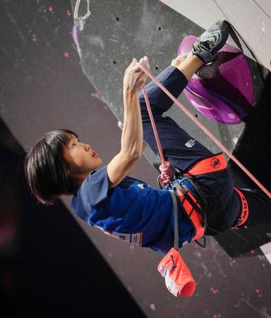 １９歳・森秋彩Ｖ　日本勢の男女で初！リードで世界一　最高点まで登り「自信付いた」