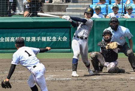 広陵３-６慶応　慶応が競り勝つ