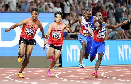 男子４×１００ｍリレー日本５位　世界陸上、田中希実は８位入賞