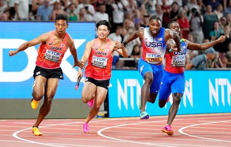 パリ五輪でメダル圏内の男子４００ｍリレー　余裕を持ったバトンパスへ走力を高めること【朝原宣治の目】