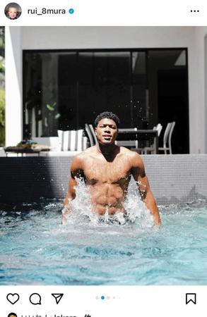 　八村塁のインスタグラム＠ｒｕｉ＿８ｍｕｒａより